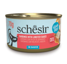 Schesir Grill Wholefood Cat Can Sardines And Lobster Souce 70g